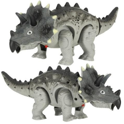 Knoki RC dinosaurus Triceratops, LED efekty, zvuky