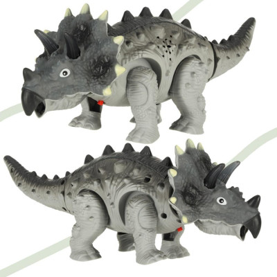 Knoki RC dinosaurus Triceratops, LED efekty, zvuky