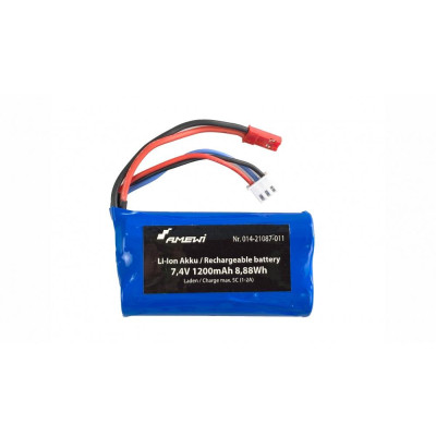 Amewi Aku Li-Ion 7,4V 1200mAh BEC pro 21087, 21090