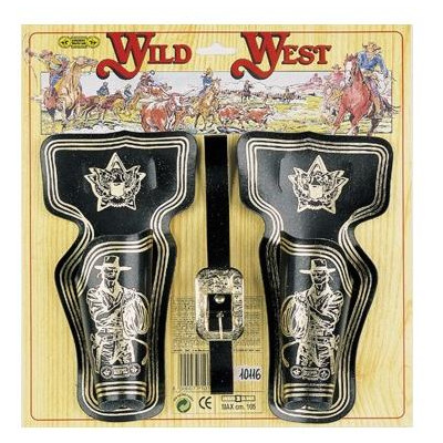 Villa Wild west kovbojský set 3V1 černý