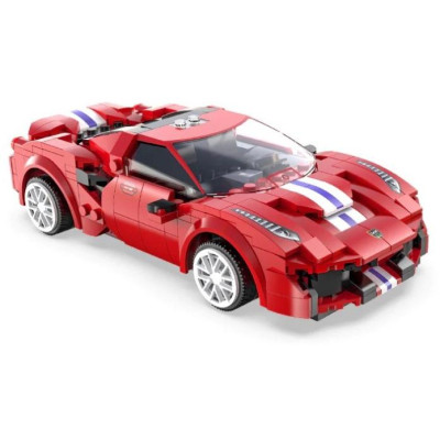 CaDA RC programovatelná stavebnice sportovní auto Red RAce Car 306 dílků