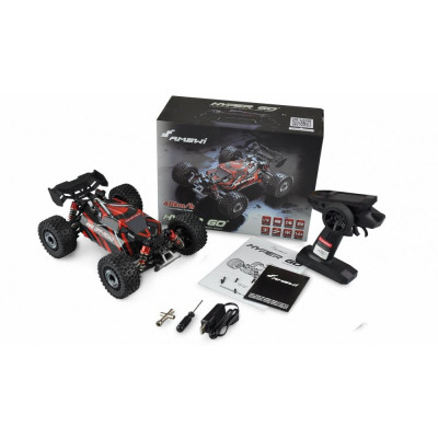 Amewi RC Hyper Go Buggy brushed 4WD 1:16 RTR, červená