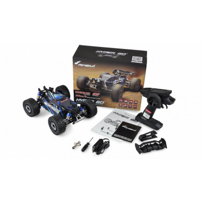 Amewi RC Hyper Go Buggy brushless 3S 4WD 1:16 RTR, modrá