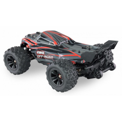 Amewi RC Hyper Go Truggy brushless 4WD 1:16 RTR, černočervená