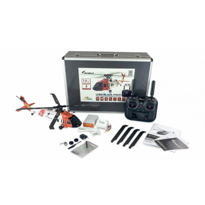 Amewi RC vrtulník pobřežní hlídky UH60 Black Hawk 6G/3D GPS RTF