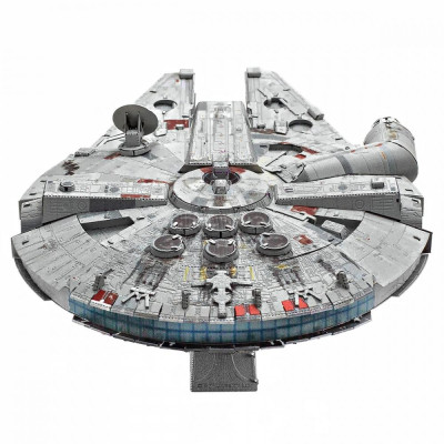 Metal Earth Luxusní ocelová stavebnice Star Wars Milellenium Falcon