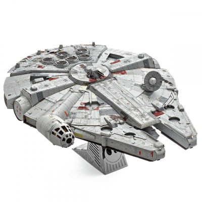 Metal Earth Luxusní ocelová stavebnice Star Wars Milellenium Falcon