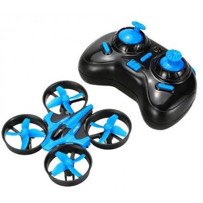 JJRC H36 NANO DRON, GYRO, KOMPAS, NÁVRAT, PŘEMETY, MODROČERNÁ