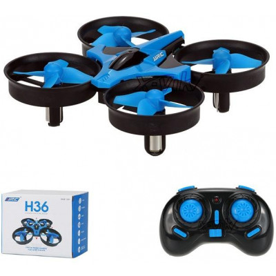 JJRC H36 NANO DRON, GYRO, KOMPAS, NÁVRAT, PŘEMETY, MODROČERNÁ