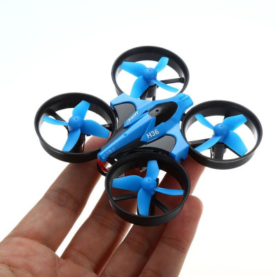 JJRC H36 NANO DRON, GYRO, KOMPAS, NÁVRAT, PŘEMETY, MODROČERNÁ