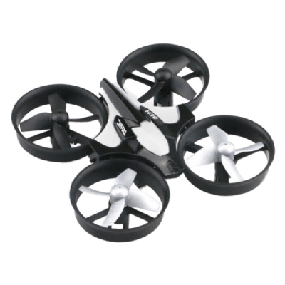 JJRC H36 NANO DRON, GYRO, KOMPAS, NÁVRAT, PŘEMETY, ČERNOŠEDÁ