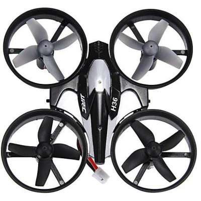 JJRC H36 NANO DRON, GYRO, KOMPAS, NÁVRAT, PŘEMETY, ČERNOŠEDÁ