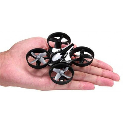 JJRC H36 NANO DRON, GYRO, KOMPAS, NÁVRAT, PŘEMETY, ČERNOŠEDÁ