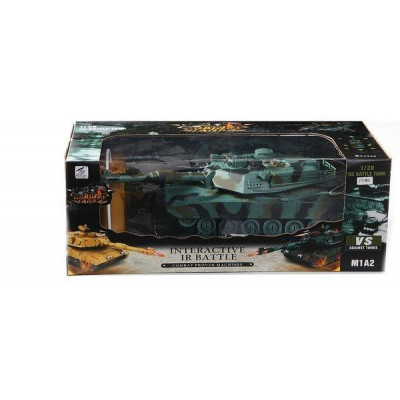 Tank M1A2 2,4 GHz s infra dělem, bojující 1:28