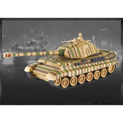 Bojující tank King Tiger  2,4 GHz s infra dělem, bojující 1:28