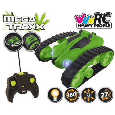 RC Mega-Traxx vesmírné průzkumné pásové vozidlo 16 cm zelené