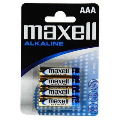 MAXELL AAA LR3 1,5V/1000mAh Alkaline, bllister 4ks