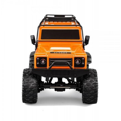 LAND ROVER DEFENDER Rock Crawler 4WD 1:8, oranžová, 2,4 Ghz, LED