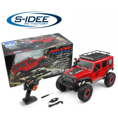 Jeep Crawler 4WD, 1:10, 2,4 GHz, LED rampa, RTR