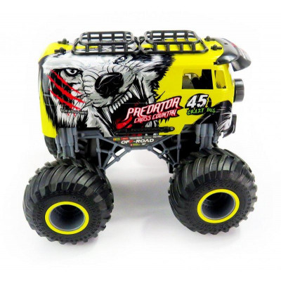 Big Wheel Cars 1:16 Predator Cross Country, 2,4 Ghz, 2WD, RTR, žlutá