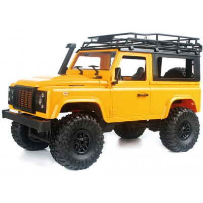 D90 Rock Crawler Defender 1:12, 4WD, 2,4 GHz, LED, 100% RTR, žlutá