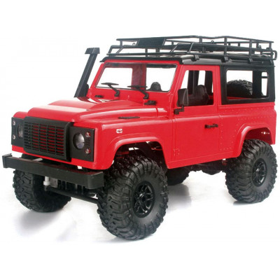 D90 Rock Crawler Defender 1:12, 4WD, 2,4 GHz, LED, 100% RTR, červená