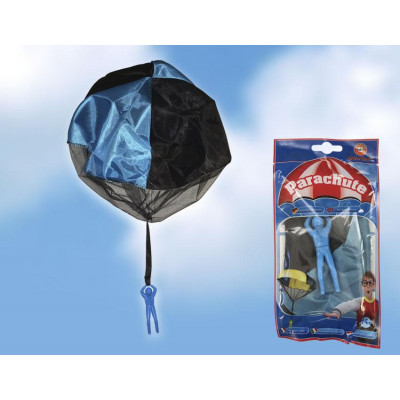 Házející padák s parašutistou PARACHUTE, různobarevné, 46 cm