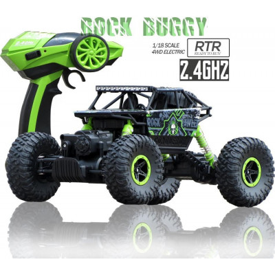 ROCK CRAWLER Reely 1:18 ZELENÁ