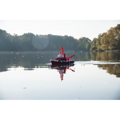 Hasičská loď Feuerlöschboot TC-08 s funkčním vodním dělem RTR sada