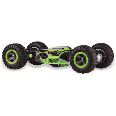 MAGIC MACHINE, oboustranný STUNT model, 1:10, 4WD, 2.4 GHz, 100% RTR, zelená