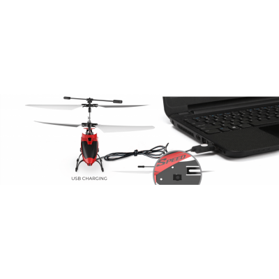 Syma S5H s BAROMETREM, autostart, autopřistání, červená