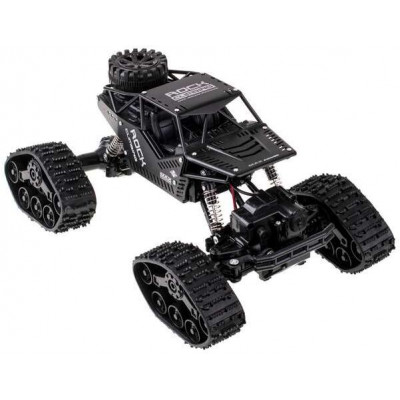 Strong Climbing Car 4WD METAL, 1:16, ALU karoserie, kola i pásy, RTR, černý