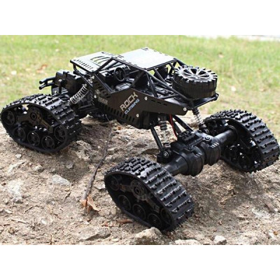 Strong Climbing Car 4WD METAL, 1:16, ALU karoserie, kola i pásy, RTR, černý