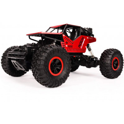 Strong Climbing Car 4WD METAL, 1:16, ALU karoserie, kola i pásy, RTR, červený