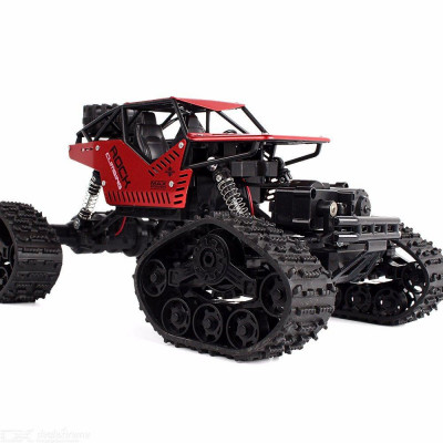 Strong Climbing Car 4WD METAL, 1:16, ALU karoserie, kola i pásy, RTR, červený