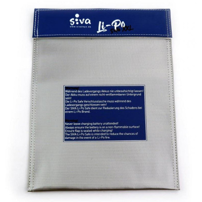 Safe Bag Siva Li-Pol vel. XXL, 300x230 mm