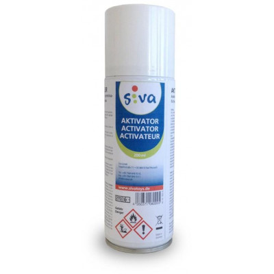 Aktivator Spray Siva 200 ml, pro rychlé zachnutí vteřinového lepidla