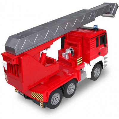 MAN FIRE TRUCK 4WD Hasiči, 1:20, zvukový modul, LED,  funkční žebřík, RTR