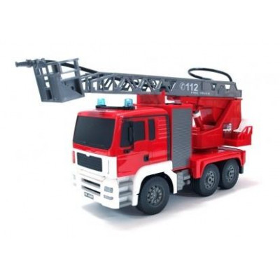 MAN FIRE TRUCK 4WD Hasiči, 1:20, zvukový modul, LED,  funkční žebřík, RTR