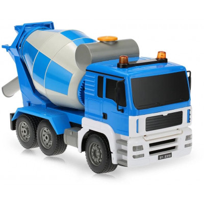 MAN CONCRETE MIXER 4WD míchačka betonu, 1:20, zvukový modul, LED, funkční míchačka, RTR