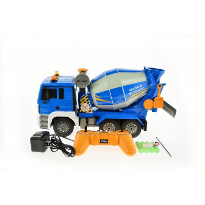 MAN CONCRETE MIXER 4WD míchačka betonu, 1:20, zvukový modul, LED, funkční míchačka, RTR