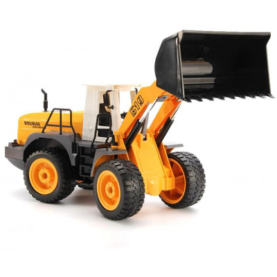 WHEEL LOADER 2WD kolový nakladač, 1:20, zvukový modul, LED, funkční lžíce, RTR