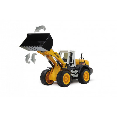 WHEEL LOADER 2WD kolový nakladač, 1:20, zvukový modul, LED, funkční lžíce, RTR