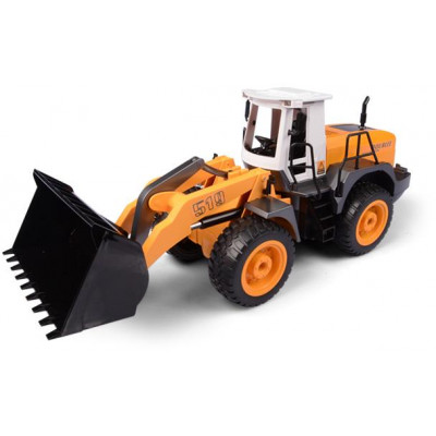 WHEEL LOADER 2WD kolový nakladač, 1:20, zvukový modul, LED, funkční lžíce, RTR