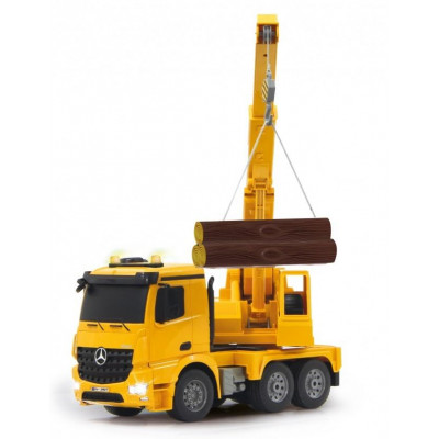 Mercedes-Benz Arocs CRANE 4WD autojeřáb, 1:20, licencováno, funkční jeřáb, zvuk, LED, RTR