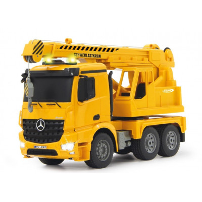 Mercedes-Benz Arocs CRANE 4WD autojeřáb, 1:20, licencováno, funkční jeřáb, zvuk, LED, RTR