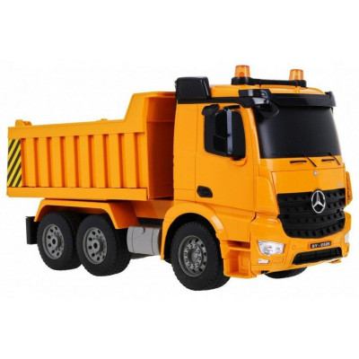 Mercedes-Benz Arocs DUMP TRUCK 4WD sklápěč, 1:20, licence, funkční korba, zvuk, LED, RTR