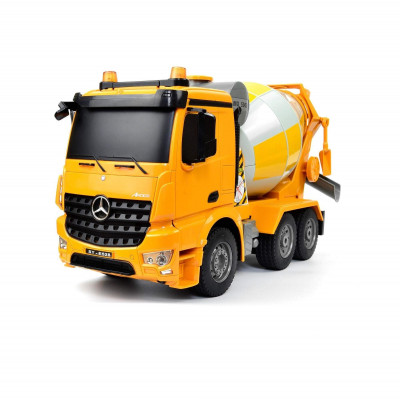 Merecedes-Benz Arocs CEMENT MIXER 4WD, 1:20, liceneováno, funkční mix, zvuk, LED, RTR