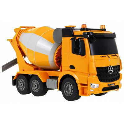 Merecedes-Benz Arocs CEMENT MIXER 4WD, 1:20, liceneováno, funkční mix, zvuk, LED, RTR