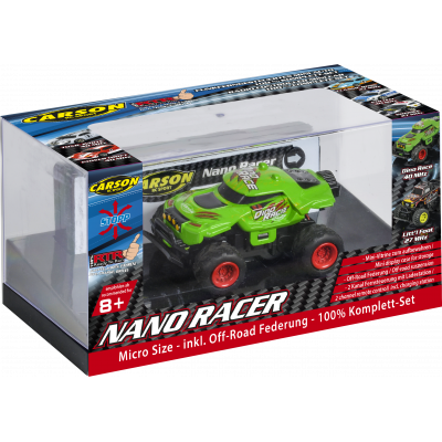 NANO RACER Dino Race offroad, 1:60, 4 kužely, 100% RTR